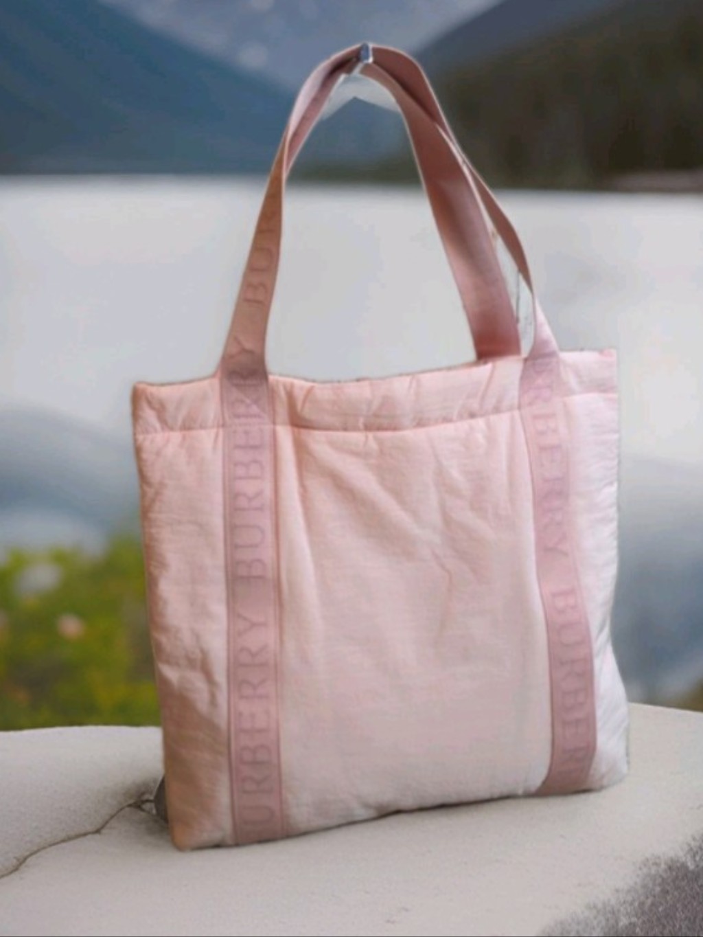 Burberry Pink Tote Bag